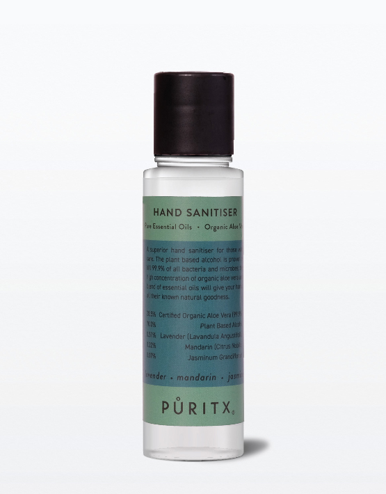 Puritx Aloe Vera Hand Sanitiser - Lavender/Mandarin/Jasmine