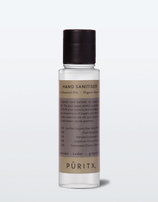 Puritx Aloe Vera Hand Sanitiser - Manuka/Cedar/Grapefruit