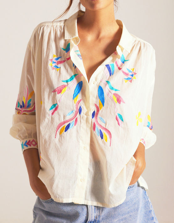 SACRECOEUR Ali Embroidered Shirt Blossom